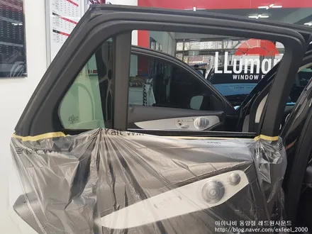 [인천썬팅] 메르세데스 벤츠 GLC300 아이나비 칼트윈 열차단필름 TX, 반사필름 ER 썬팅작업