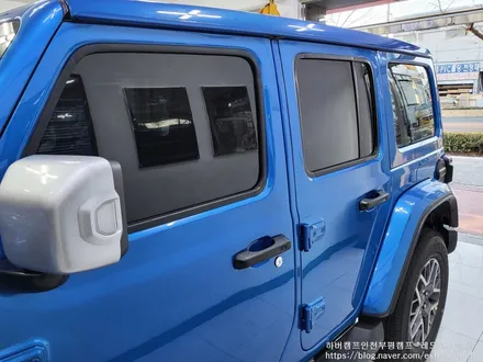 [인천썬팅] 2021 Jeep Wrangler 4xe 하버캠프 세라믹본드 썬팅 작업.