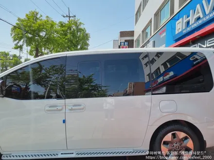[인천루마썬팅] 현대자동차 스타리아 루마 버텍스 900 / 700 썬팅 세원 사이드스텝 장착.