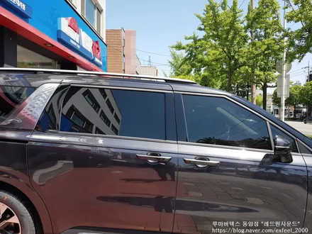 [인천썬팅] 카니발 KA4 신차패키지 - 루마 버텍스 900 썬팅 아이나비 블랙박스 QXD7000 아이언가드 유리막코팅 UE-10 PPF 2종 코일매트 작업