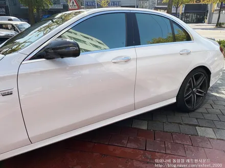 [인천썬팅] 메르세데스 벤츠 E63 AMG 썬팅, 아이나비 칼트윈 반사필름 ER 썬팅작업.