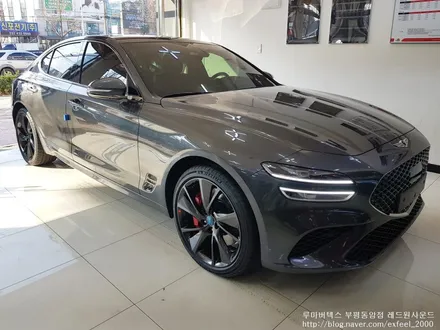 [인천썬팅] 2021 G70, 루마 버텍스700 썬팅작업.