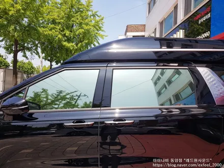 [인천썬팅] 카니발 KA4 아이나비 칼트윈 ER 반사필름 썬팅작업.