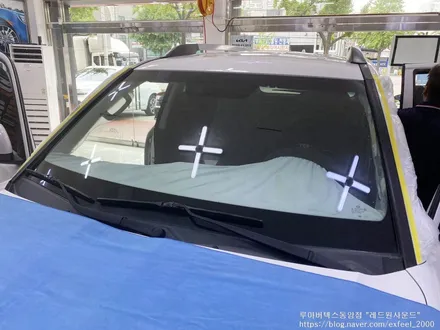 [인천썬팅] 기아자동차 모하비 - 루마 버텍스 900/ 700 썬팅 재작업, 아이나비 블랙박스 QXD5000, 커넥티드 프로 장착 작업.