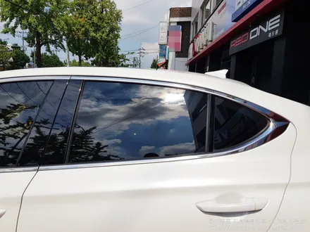 [인천썬팅] 제네시스 G70 하버캠프 세라믹본드 썬팅 재작업.