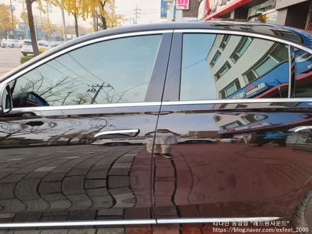 [인천썬팅] 메르세데스 벤츠 S400d 신차패키지 - 티나인 HT 썬팅, 아이언가드 유리막코팅, PPF 6종 작업.