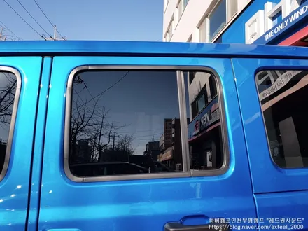 [인천썬팅] 2021 Jeep Wrangler 4xe 하버캠프 세라믹본드 썬팅 작업.
