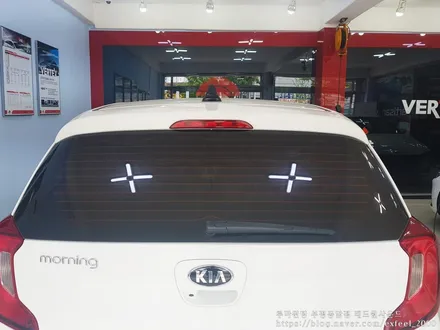 [인천썬팅] 모닝 어반, 루마 아티젠 썬팅작업, 파인 LX3000 블랙박스 장착