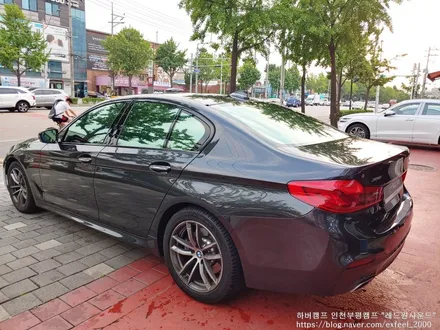 [인천썬팅] BMW 520D 아이나비 칼트윈 반사필름 ER 썬팅 재작업.