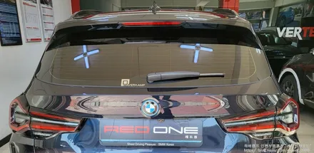 [인천하버캠프] M 카본 블랙 메탈릭 BMW iX3 전기차 - 하버캠프 세라믹본드 썬팅 PPF 6종 작업.