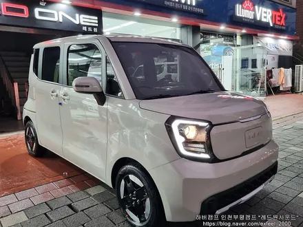[인천하버캠프] The Kia 레이 EV - 하버캠프 퓨어본드 썬팅 · 아이나비 블랙박스 A700 · PPF 2종 작업