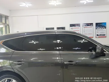 [인천썬팅] 제네시스 GV80, 아이나비 칼트윈 썬팅작업