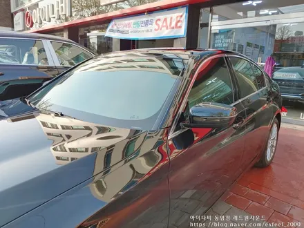 [인천썬팅] BMW520i, 아이나비 칼트윈 반사필름 ER 썬팅작업