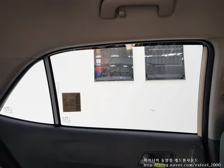[인천썬팅] 모닝어반, 아이나비 칼트윈 반사필름 ER 썬팅작업