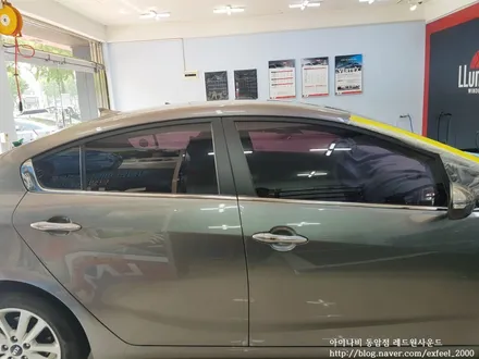 [인천썬팅] K3, 아이나비 칼트윈 반사필름 GR, ER 썬팅작업