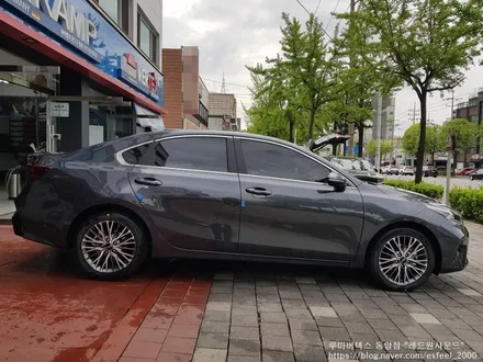 [인천썬팅] The New K3 루마 버텍스 700 썬팅 아이나비 블랙박스 Z7000 장착