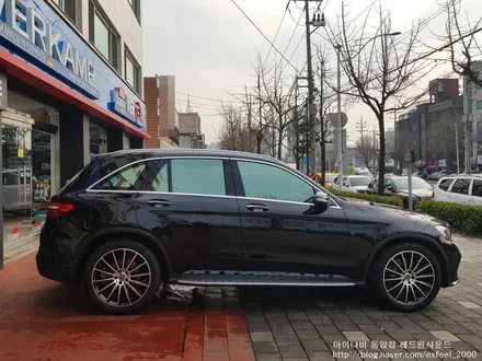 [인천썬팅] 메르세데스 벤츠 GLC300 아이나비 칼트윈 열차단필름 TX, 반사필름 ER 썬팅작업