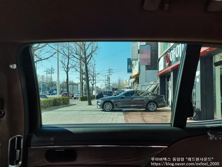 [인천썬팅] 2022 제네시스 G90 루마 버텍스 900 700 썬팅 작업.