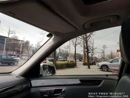 [인천썬팅추천] 메르세데스 벤츠 E300 레인보우 V90 썬팅 재작업