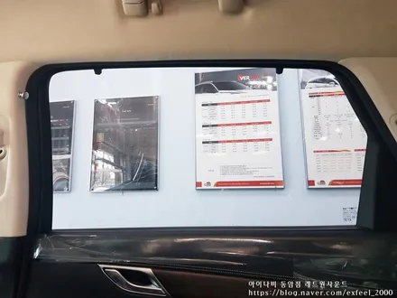 [인천썬팅] 제네시스 GV80, 아이나비 칼트윈 TX,RX 썬팅작업