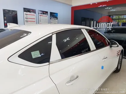 [인천썬팅] 제네시스 올뉴 G80, 아이나비 칼트윈 썬팅작업