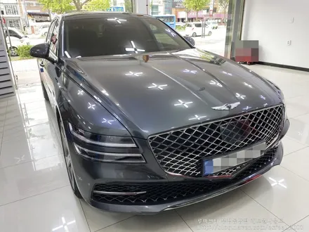 [인천썬팅] 제네시스 G80, 열차단 필름 루마 래티튜드 썬팅작업