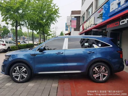 [인천썬팅] 미네랄 블루 쏘렌토 MQ4 루마 버텍스 900 / 700 썬팅작업.