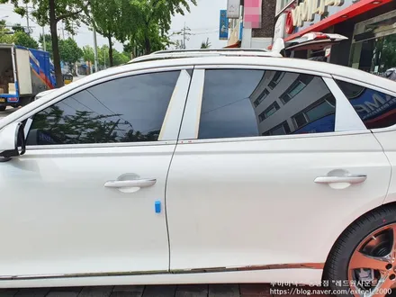 [인천썬팅] 제네시스 G80 신차패키지 - 루마 버텍스 900/700 썬팅, 아이나비 블랙박스 QXD5000, 커넥티드 프로, 블랙박스 보조배터리 에코파워팩S8, PPF4종 작업.
