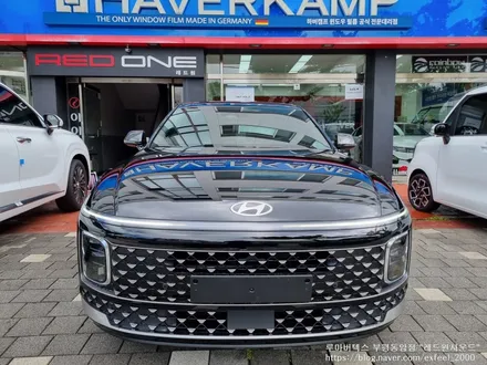 [인천썬팅] The all new 그랜져 GN7 - 레인보우 VS200 / V90 썬팅 · 아이나비 블랙박스 QXD8000 작업