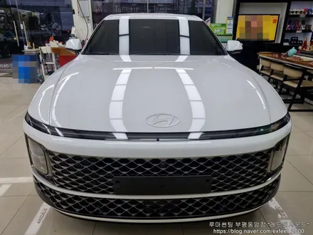 [인천썬팅] The all-new 그랜져 GN7 - 루마 버텍스900 / 700 썬팅· 아이언가드 UE-10 유리막코팅 · PPF 3종 작업