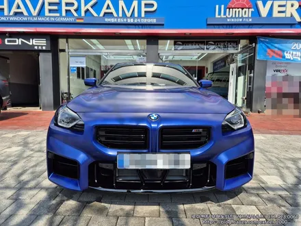 [인천썬팅] 2025 BMW 뉴 M2 프로즌 포티마오 블루 에디션 - 루마 버텍스900 썬팅 · PPF 3종