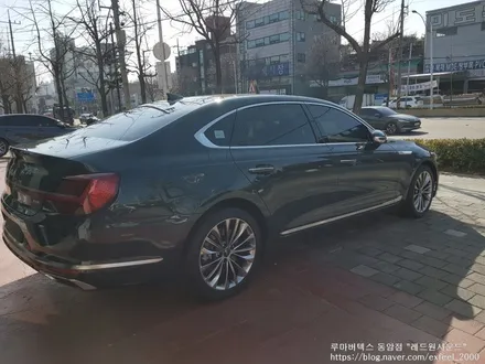 [인천썬팅] 애스코트그린 The new Kia K9 루마 버텍스 700/300 썬팅, 아이언가드 유리막코팅, 도어컵 PPF 작업.