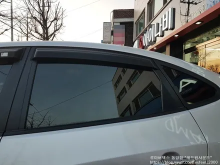 [인천썬팅] 현대 아반떼 HD 루마 버텍스 700 300 썬팅 재작업.