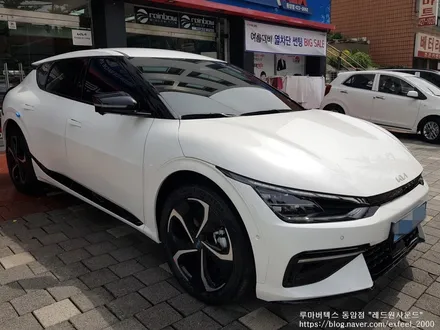 [인천루마버텍스] THE 2023 EV6 전기차 - 루마 버텍스 900 / 700 썬팅 · 아이나비 블랙박스 QXD8000 · PPF 2종 작업