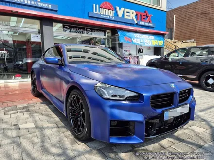[인천썬팅] 2025 BMW 뉴 M2 프로즌 포티마오 블루 에디션 - 루마 버텍스900 썬팅 · PPF 3종