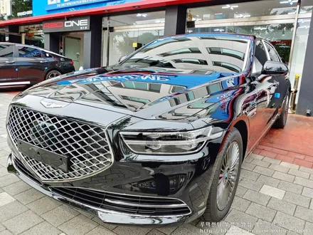 [인천썬팅] 제네시스 G90, 루마 버텍스 900,700 썬팅/아이나비 블랙박스 QXD5000 장착작업