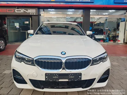 [인천썬팅] BMW320i 하버캠프 세라믹본드 썬팅작업.