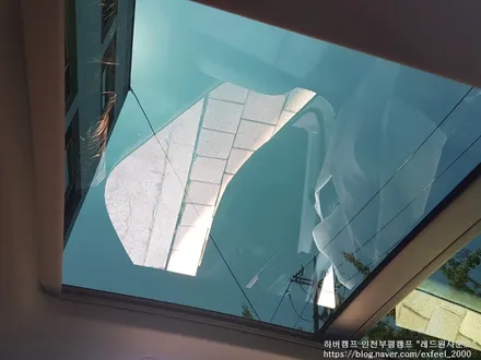 [인천썬팅] 아우디 Q5 하버캠프 세라믹본드 썬팅작업.