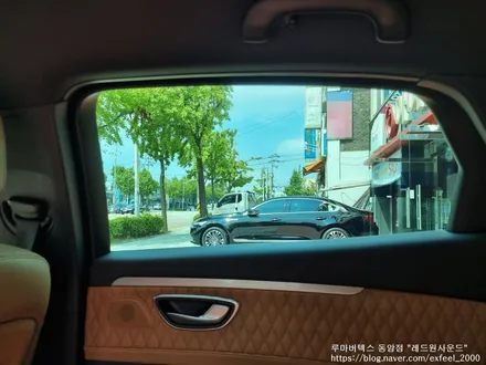 [인천썬팅] 빈티지 레드 SM6 신차패키지 - 루마 버텍스 900/700 썬팅, 아이나비 블래박스 QXD7000, 코일매트, PPF 작업.