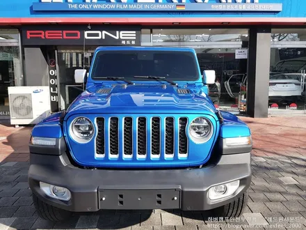 [인천썬팅] 2021 Jeep Wrangler 4xe 하버캠프 세라믹본드 썬팅 작업.