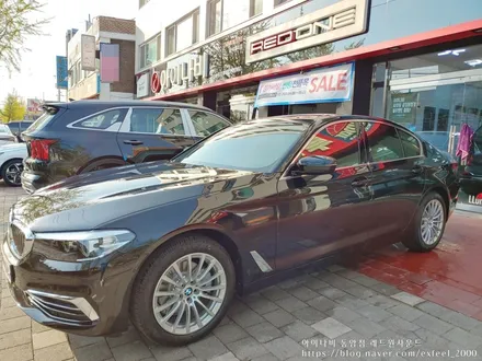 [인천썬팅] BMW520i, 아이나비 칼트윈 반사필름 ER 썬팅작업