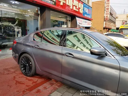 [인천썬팅] BMW 530d, BMW 520d 아이나비 반사필름 재작업