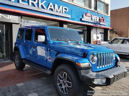 [인천썬팅] 2021 Jeep Wrangler 4xe 하버캠프 세라믹본드 썬팅 작업.