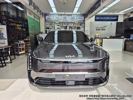 [인천썬팅] The new K8 페이스리프트 - 레인보우 V90 썬팅· 아이나비 블랙박스 QXD1PLUS · PPF 2종 · 코일매트 작업