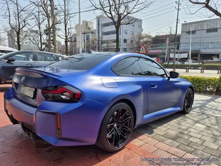 [인천썬팅] 2025 BMW 뉴 M2 프로즌 포티마오 블루 에디션 - 루마 버텍스900 썬팅 · PPF 3종