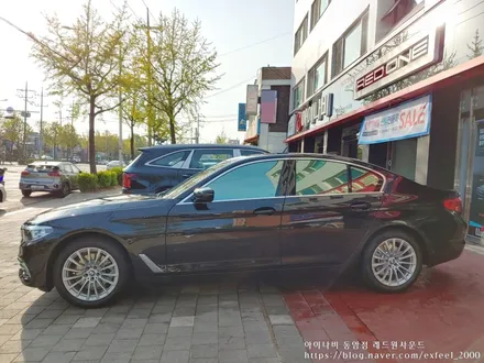 [인천썬팅] BMW520i, 아이나비 칼트윈 반사필름 ER 썬팅작업