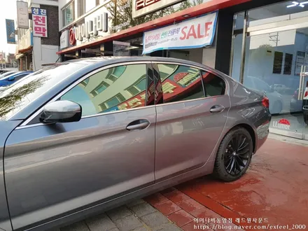 [인천썬팅] BMW 530d, BMW 520d 아이나비 반사필름 재작업