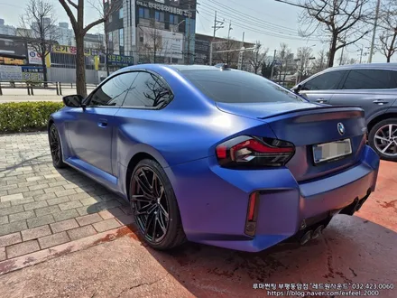 [인천썬팅] 2025 BMW 뉴 M2 프로즌 포티마오 블루 에디션 - 루마 버텍스900 썬팅 · PPF 3종
