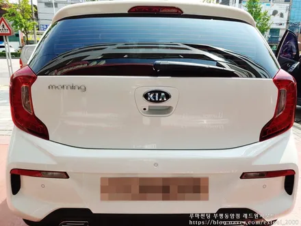 [인천썬팅] 모닝 어반, 루마 아티젠 썬팅작업, 파인 LX3000 블랙박스 장착