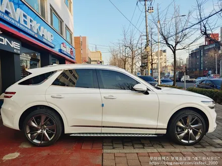 [인천썬팅] 2021 제네시스 GV70 루마 버텍스700 썬팅작업.